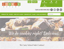 Tablet Screenshot of cookieoutlet.com